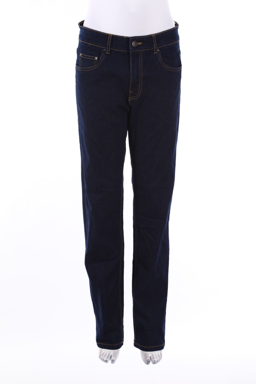 TOM RAMSEY - Dark Denim Straight Cut Jeans - 48