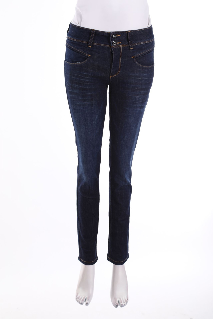 Street One - Dark Denim Skinny-Jeans - S