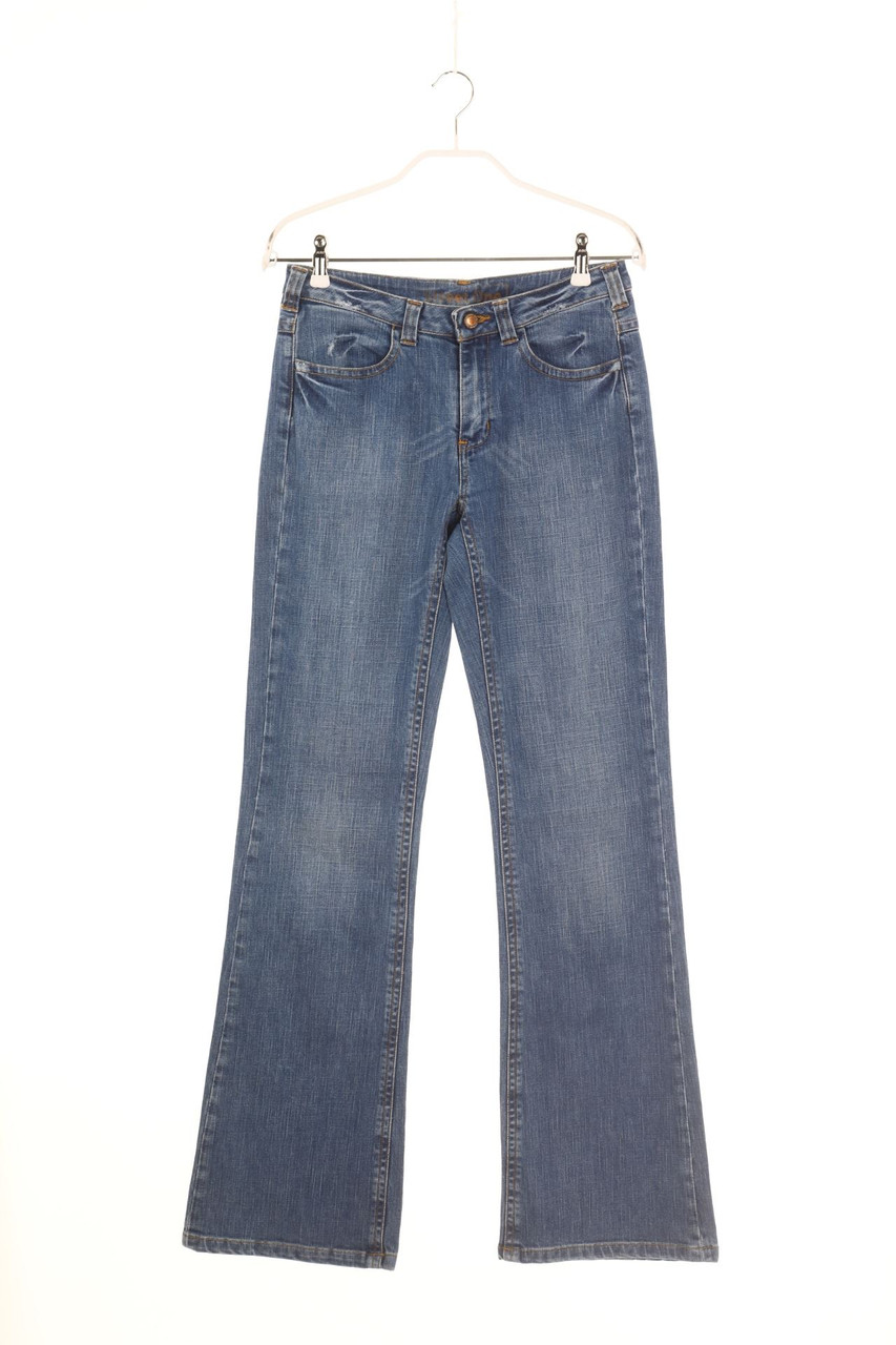 Street One - Used Look Flared-Jeans - S