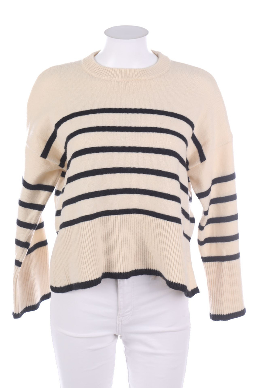 Bershka - Streifen-Strick-Pullover - S