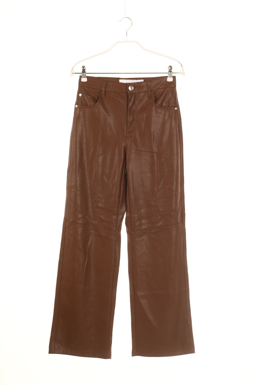Bershka - Kunstleder-Hose - S
