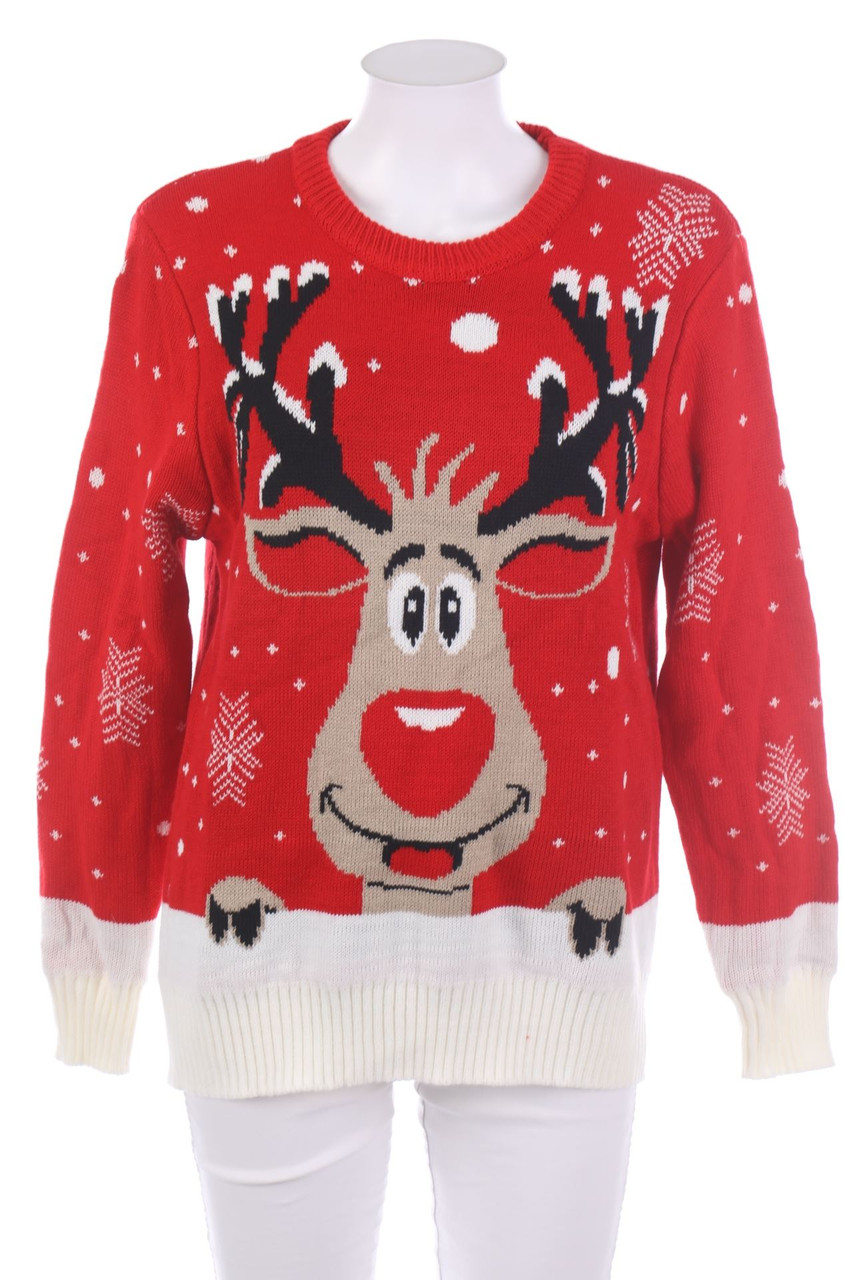 SECONDHAND - Weihnachts-Strick-Pullover - M