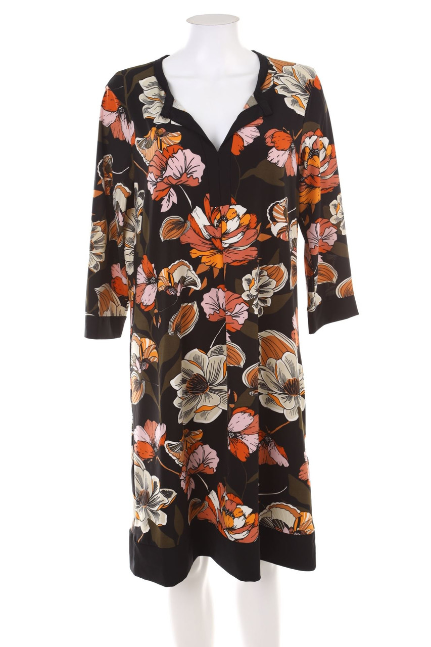 C&A - Kleid mit Blumen-Print - L