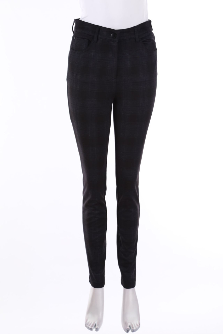 C&A - Skinny-Hose mit Karo-Muster - M