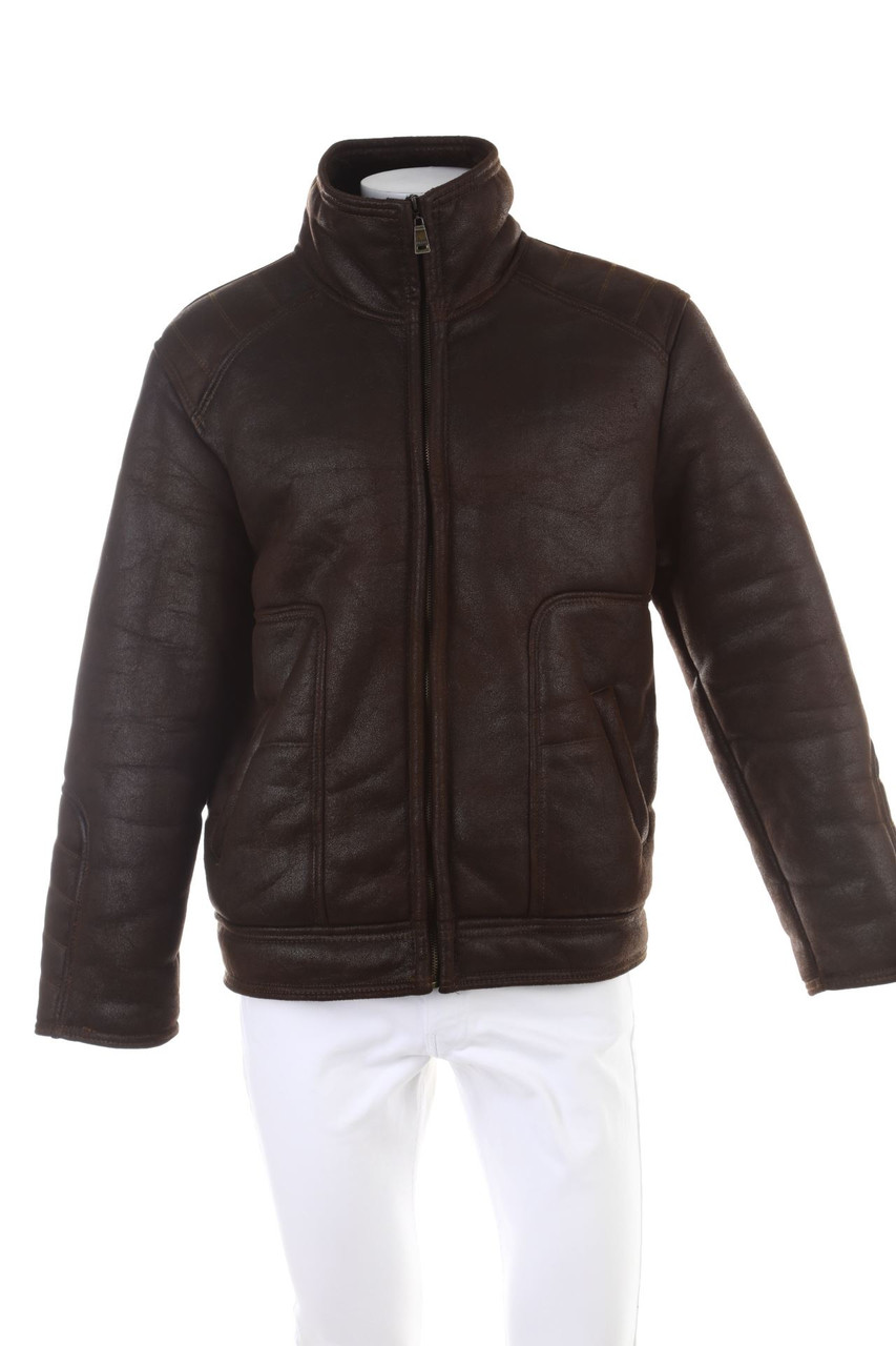 SECONDHAND - Kunstleder-Jacke - M