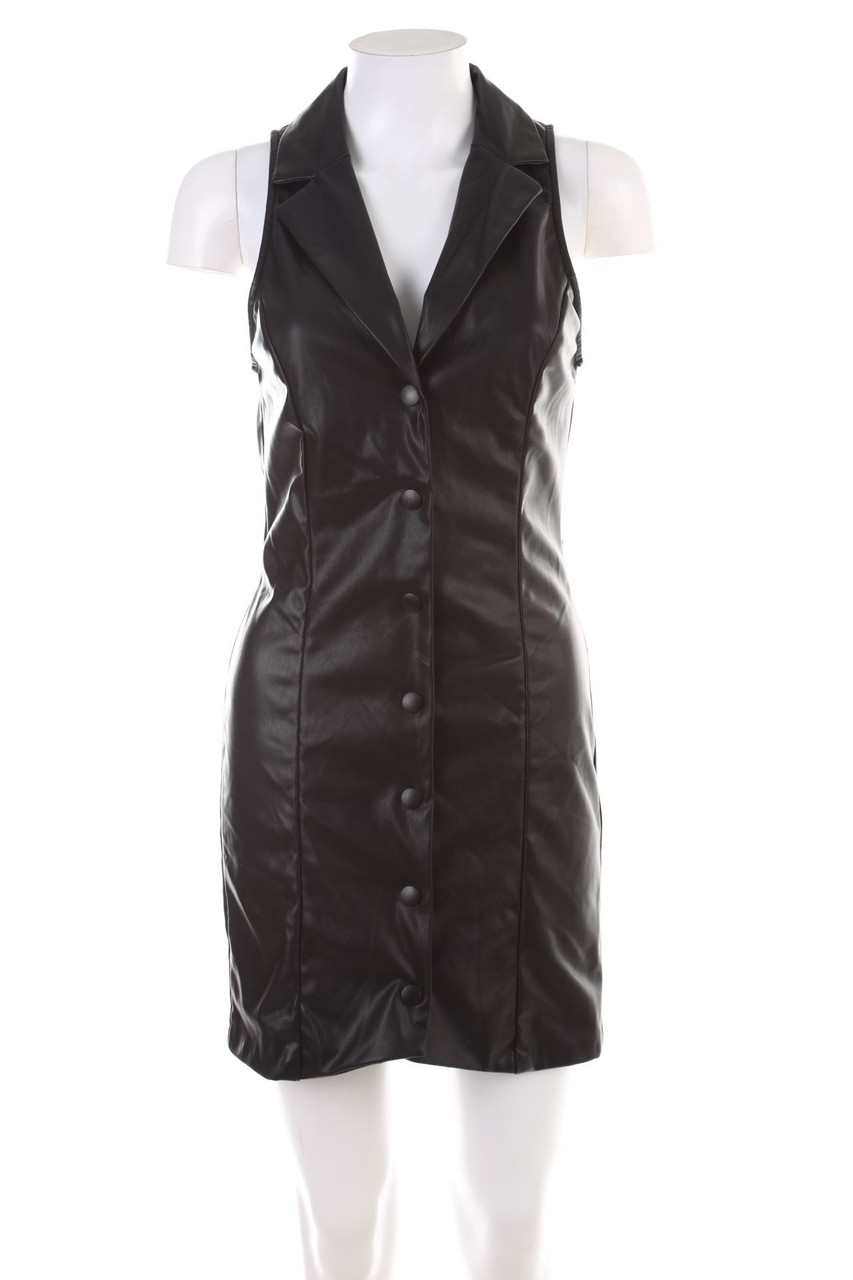 Bershka - Faux Leather-Kleid - S
