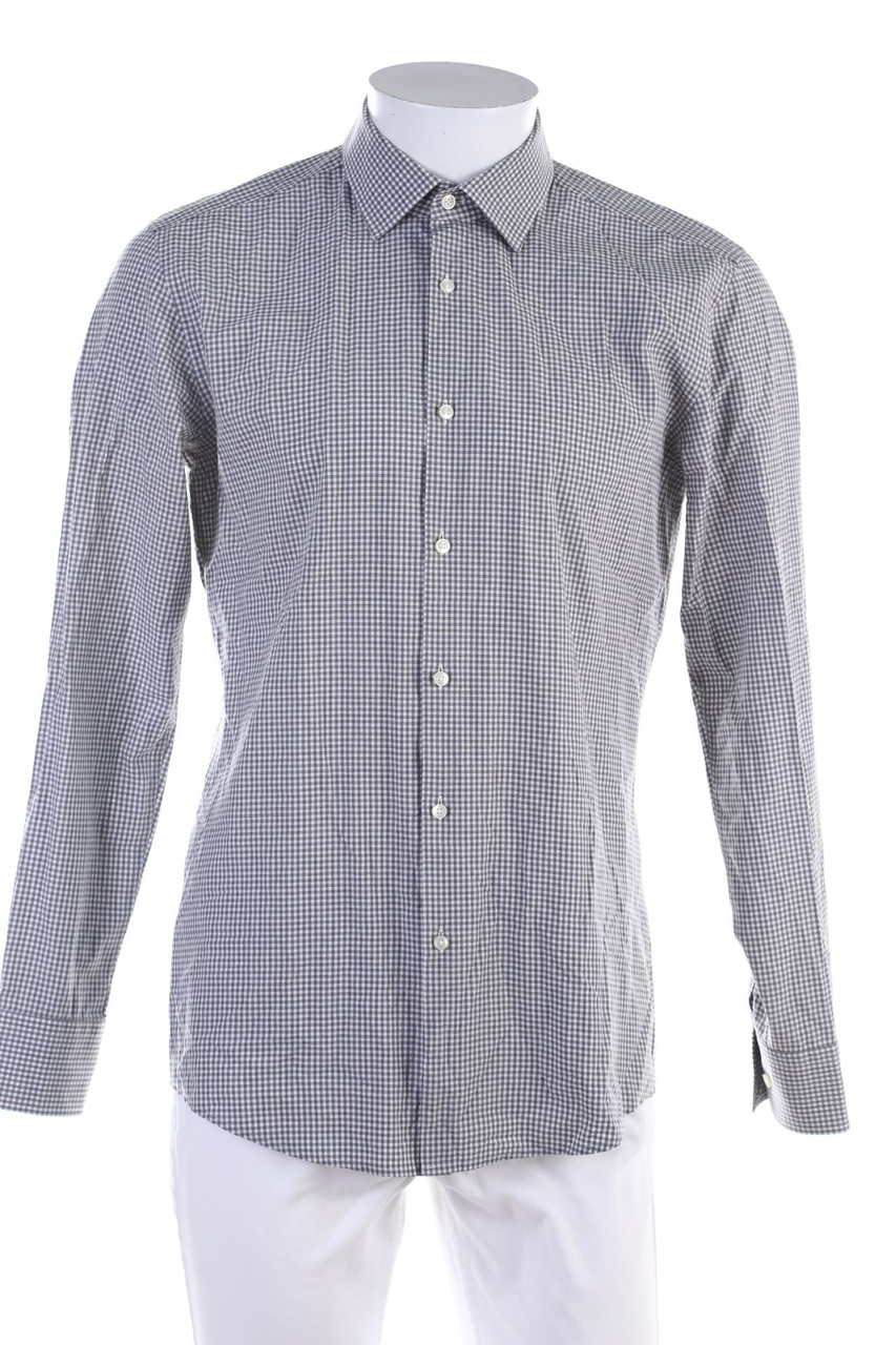 BOSS - kariertes Hemd aus Baumwolle - M