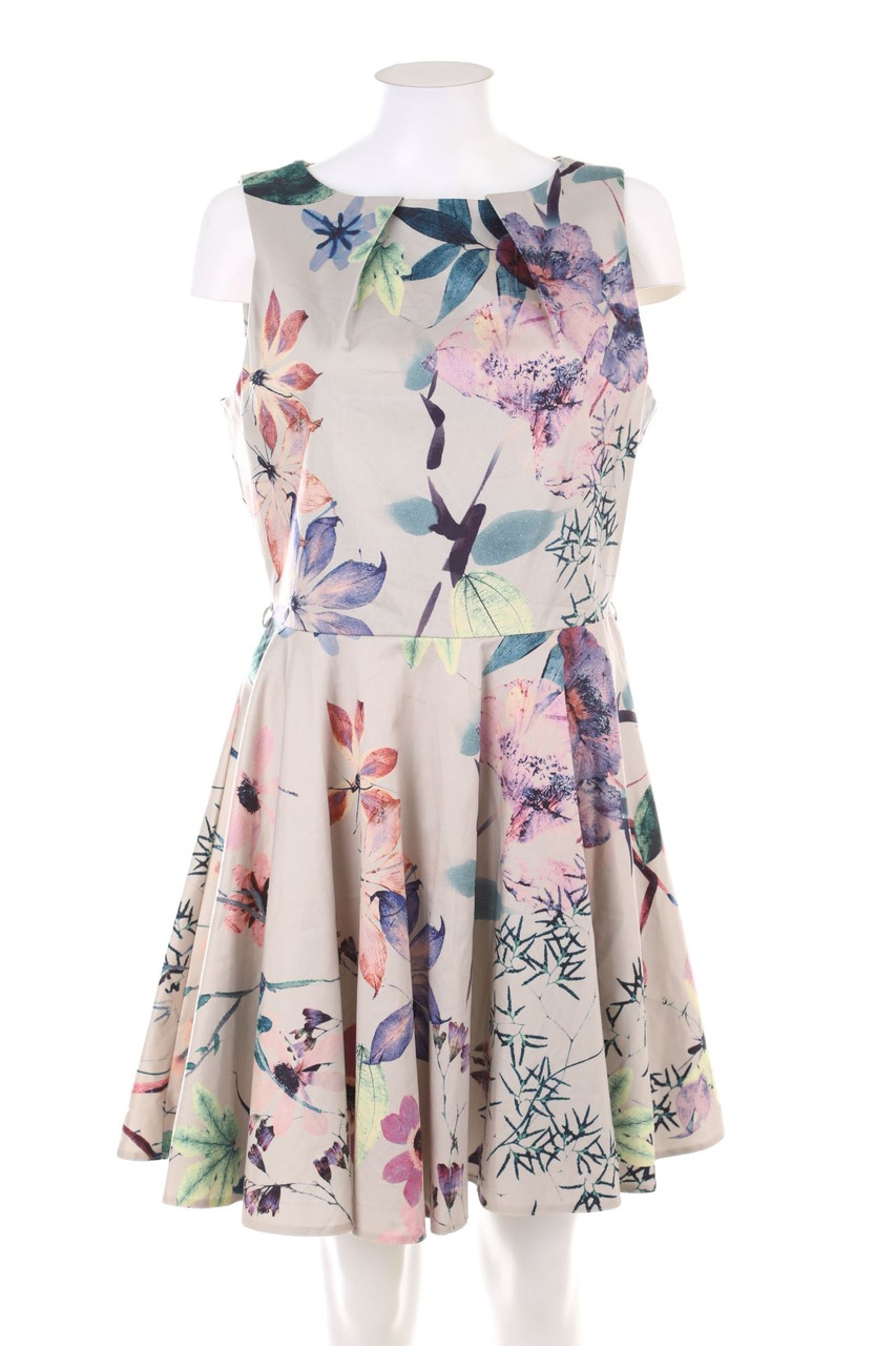 Closet - Abendkleid mit Blumen-Print - XL