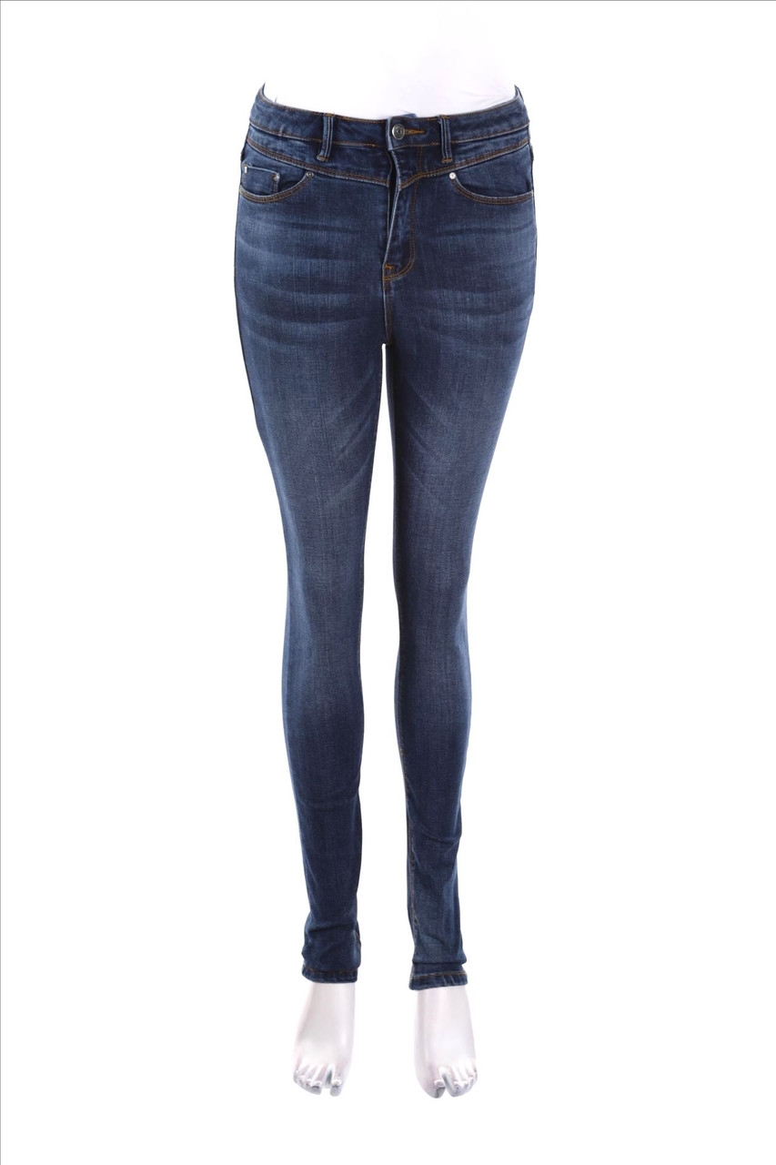 17&CO. - Dark Denim Skinny-Jeans - S