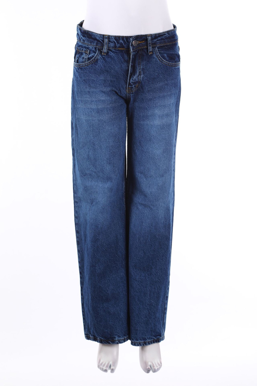 Ohne Label - Dark Denim Straight Cut Jeans - M