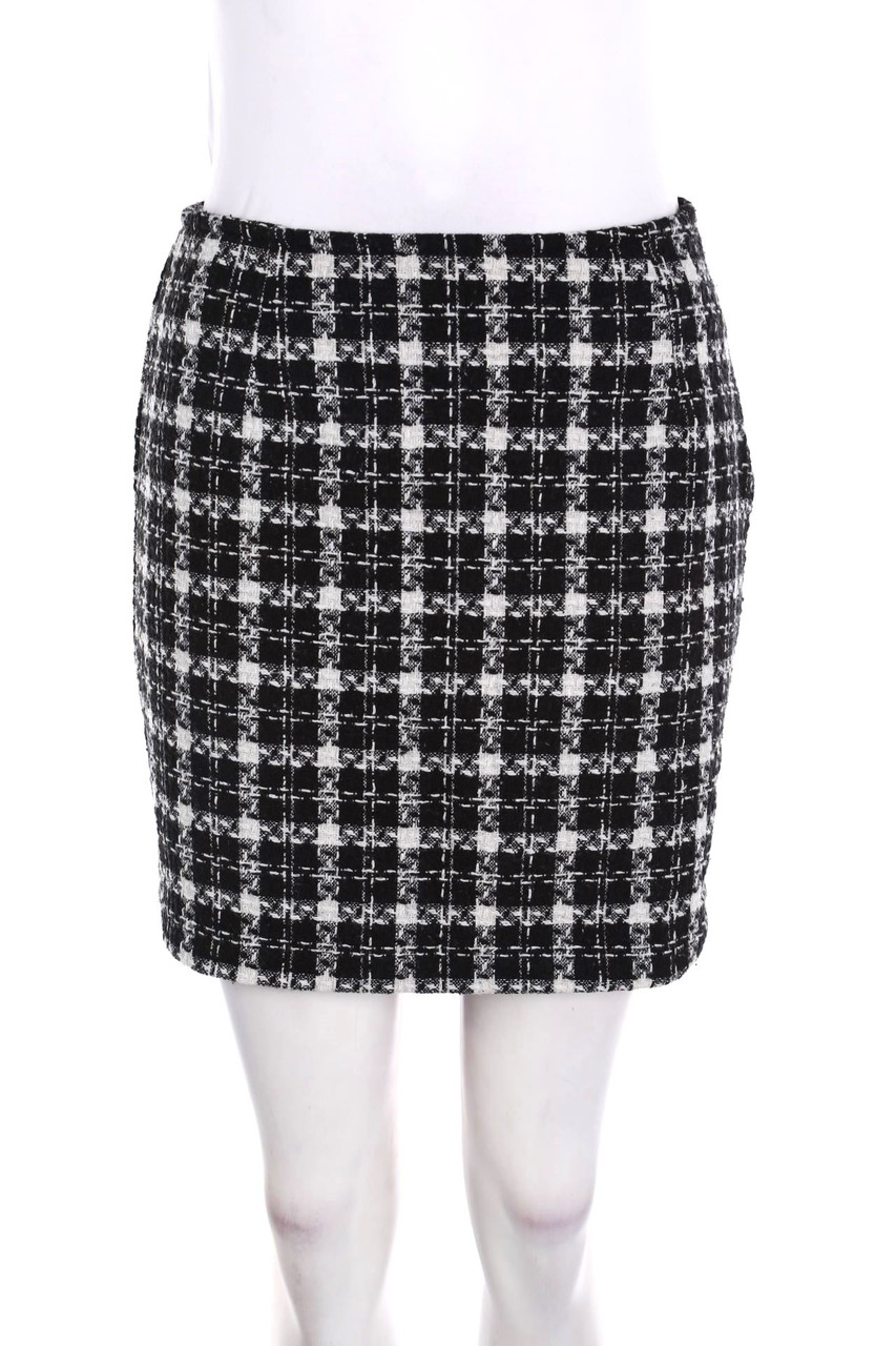 Ohne Label - Karo-Minirock - M