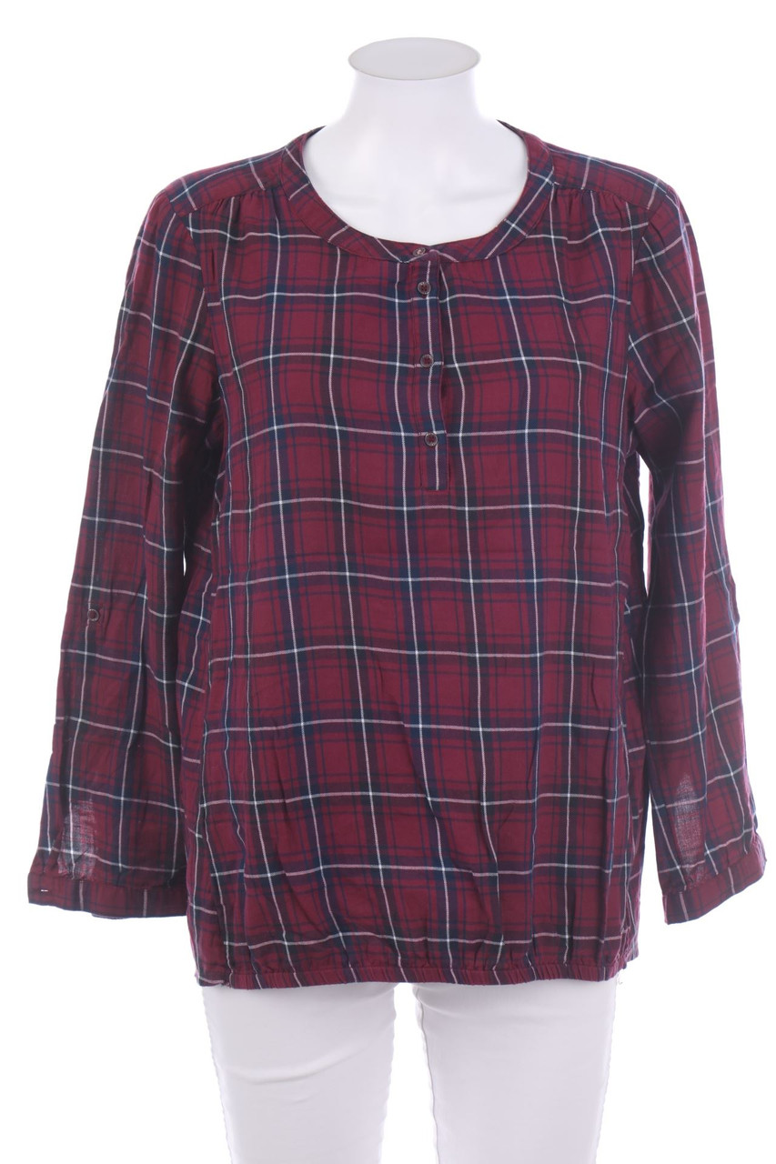 CECIL - Karo-Baumwoll-Bluse - L