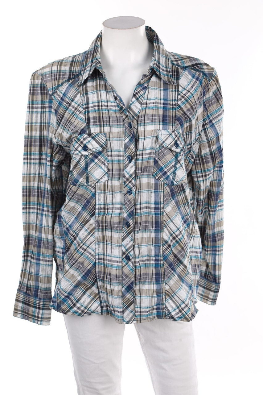 C&A - Karo-Bluse - 3XL