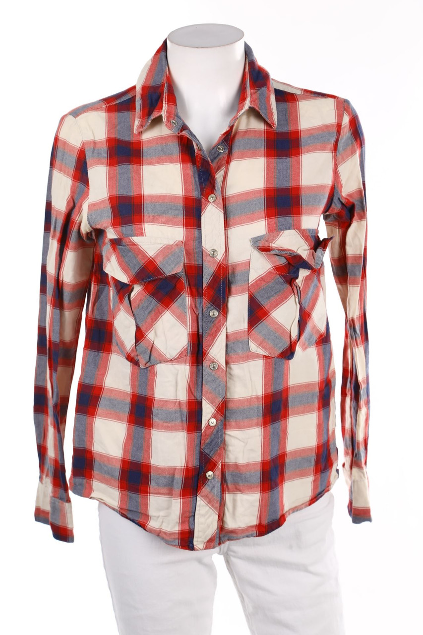 ZARA - Karo-Hemd-Bluse - XS