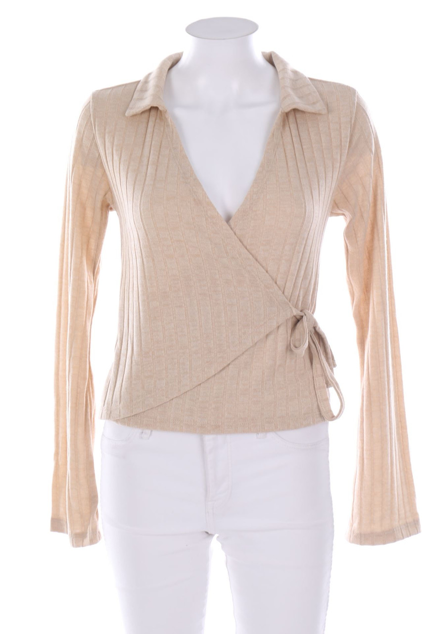 AMISU - Longsleeve-Shirt zum Knoten - S