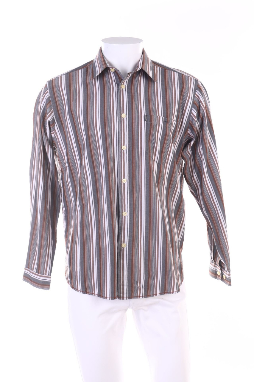 JIM SPENCER - gestreiftes Hemd - M