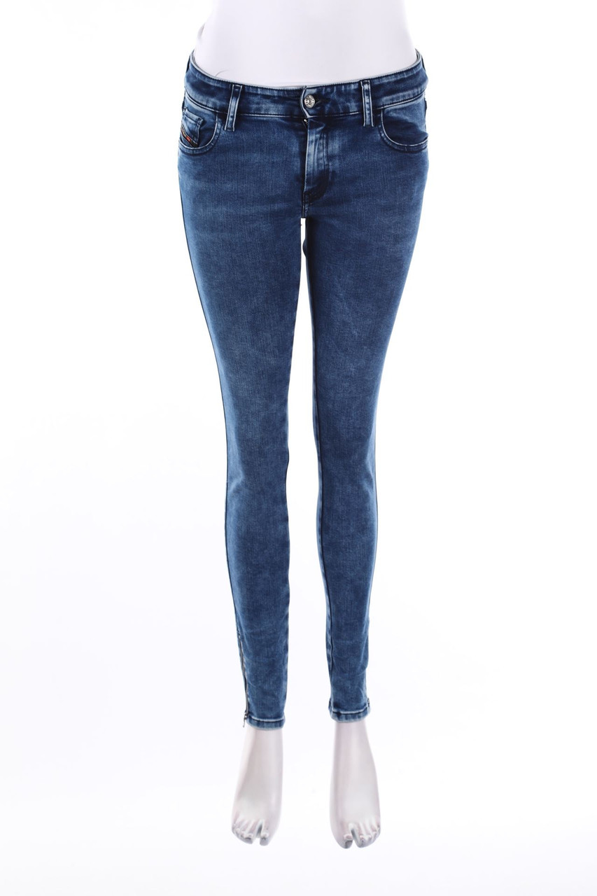 DIESEL - Dark Denim Skinny-Jeans - S