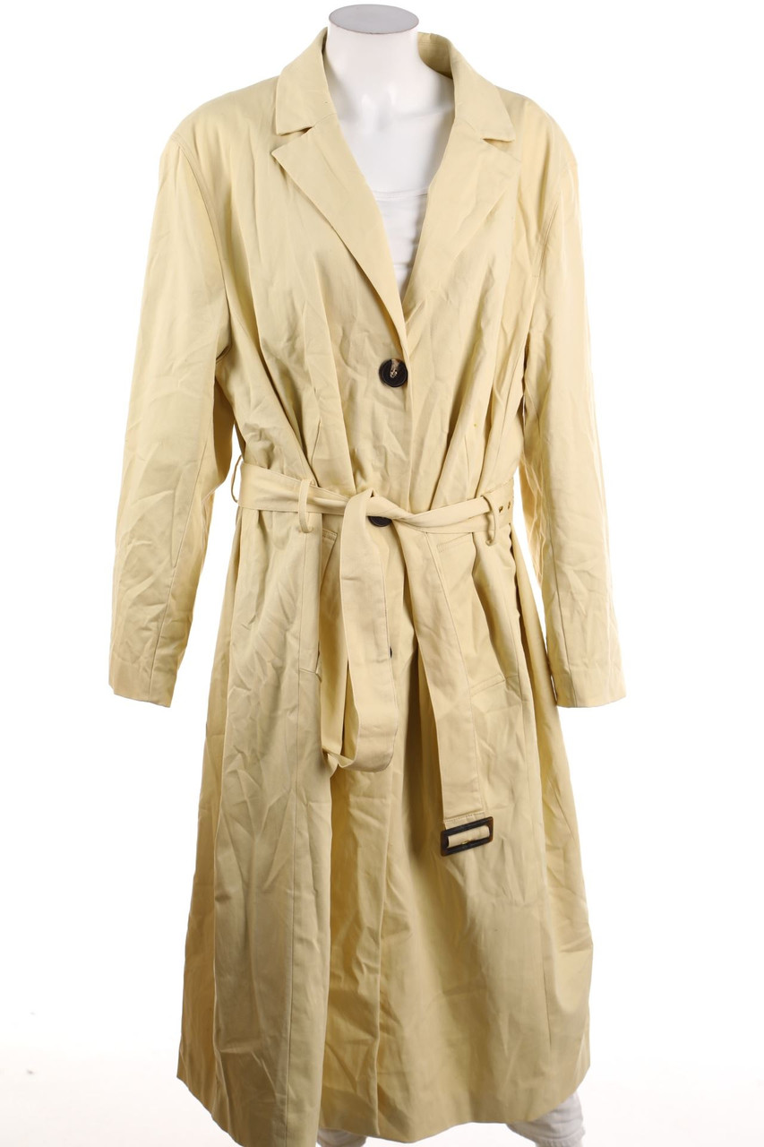 sheego - Mantel mit Gürtel - 52