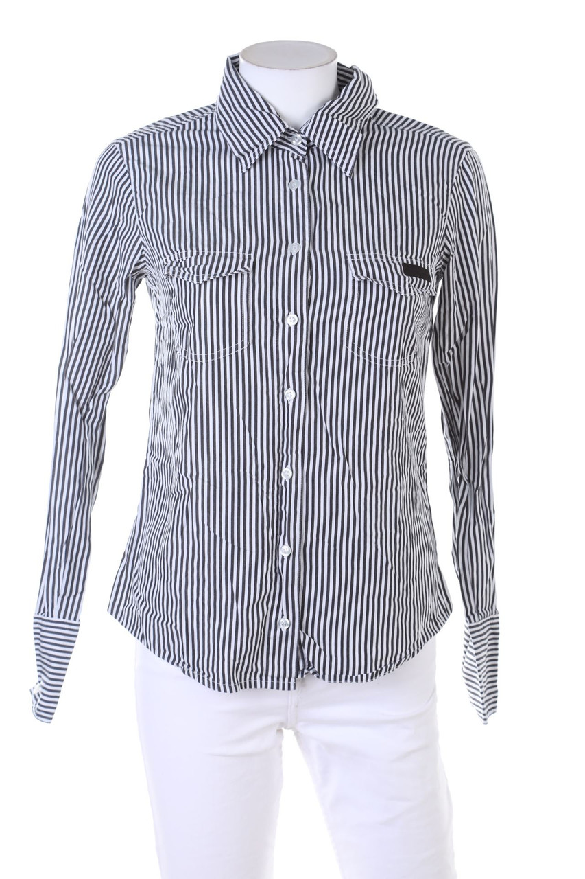 Ohne Label - Baumwoll-Bluse - M