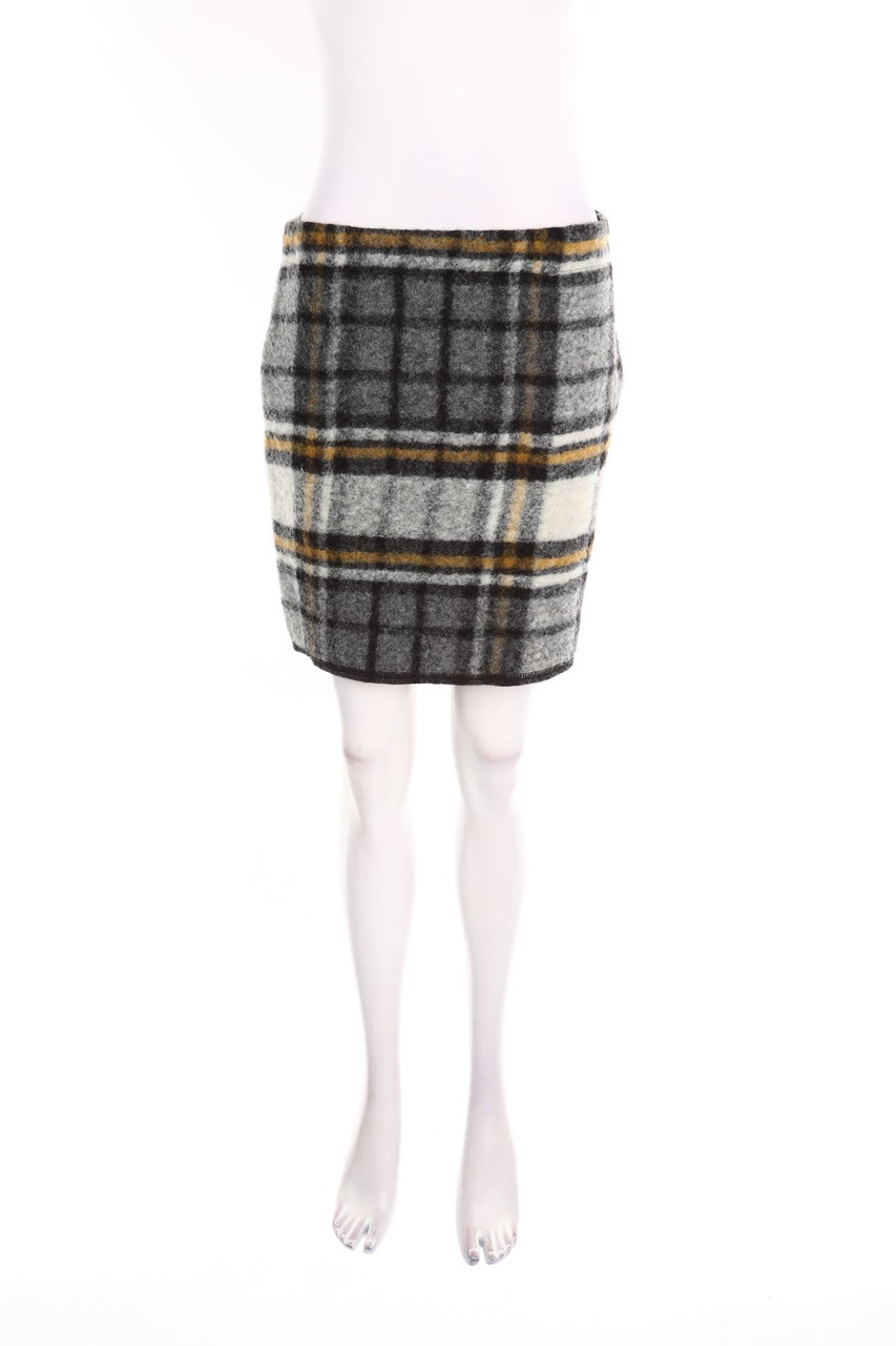 OPUS - Minirock aus Woll-Mix - S