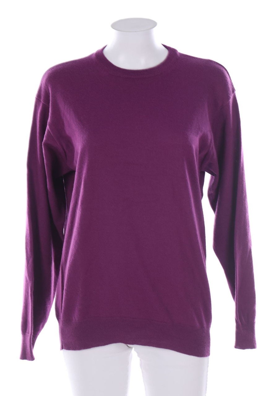 Ohne Label - Strick-Pullover mit Merinowolle - M