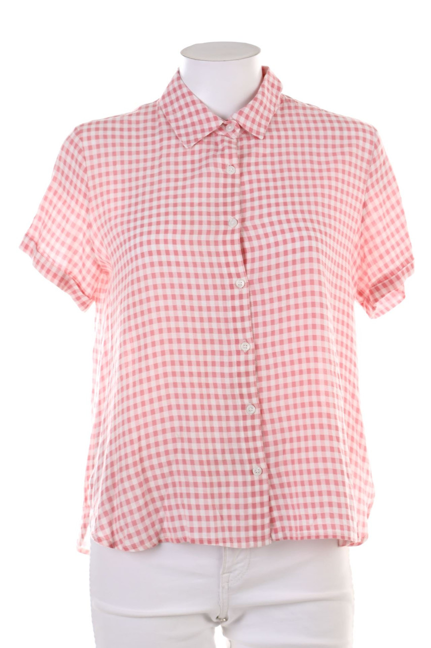 MANGO - Hemd-Bluse mit kurzem Ärmel - S