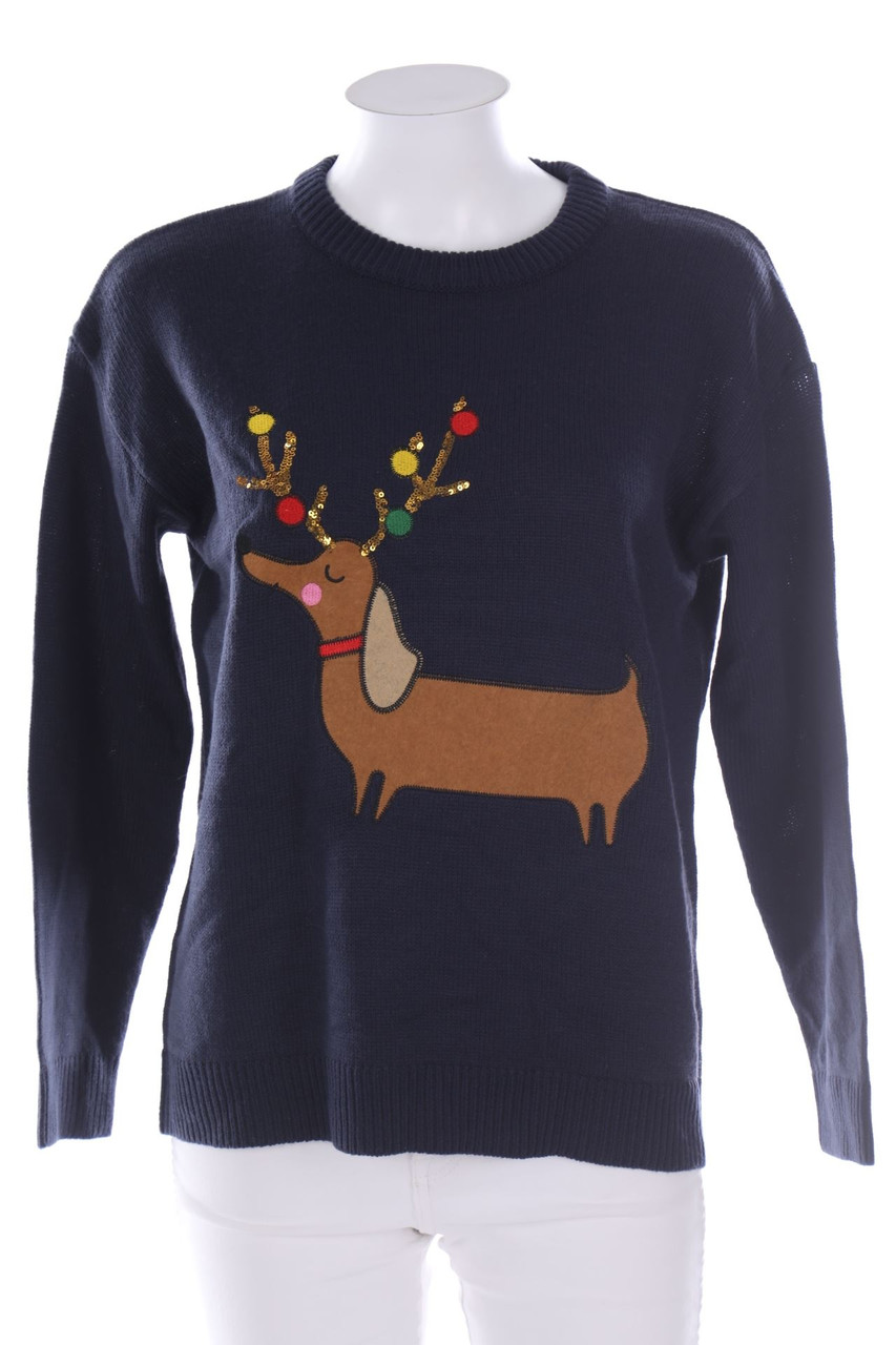 BRAVE SOUL - Weihnachts-Strick-Pullover - S