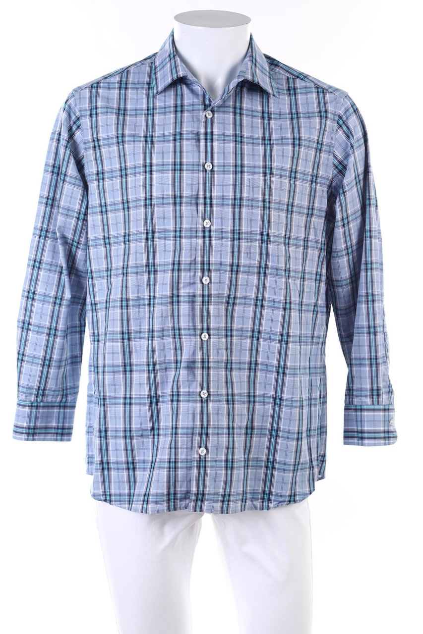 walbusch - kariertes Hemd - M