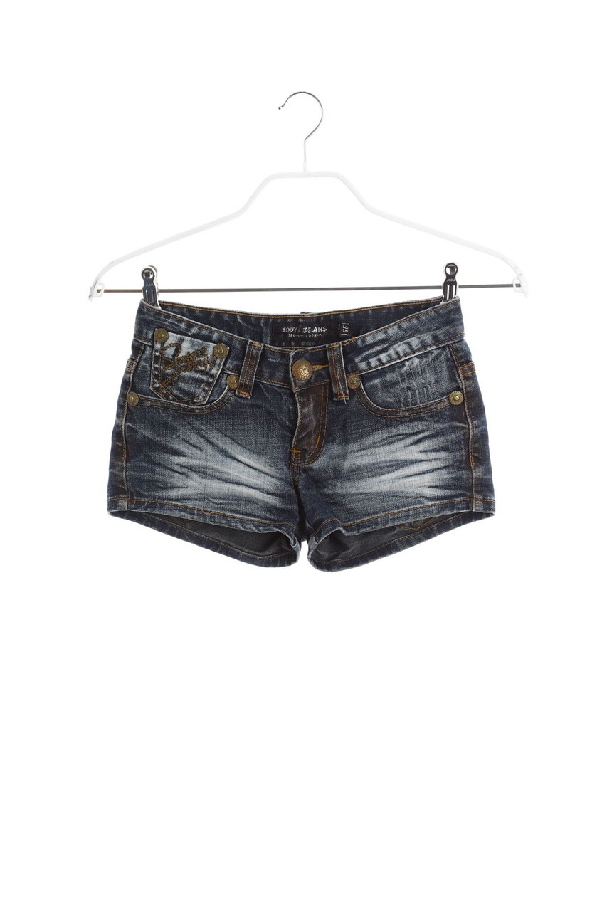 SECONDHAND - Dark Denim-Jeans-Shorts - XS