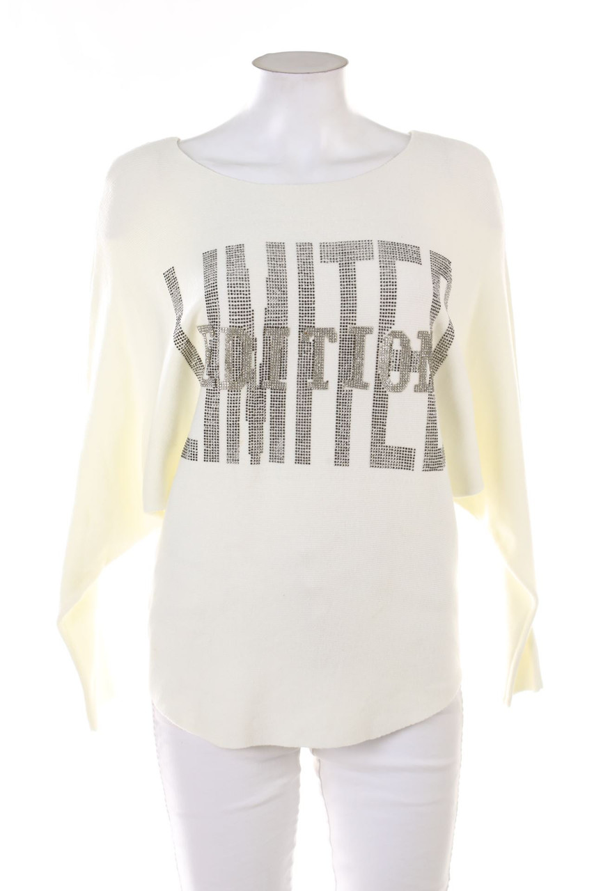SECONDHAND - Longsleeve-Shirt mit Statement-Print - ONE SIZE