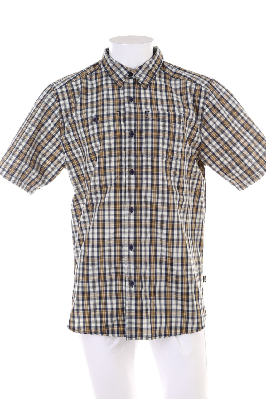 THE NORTH FACE - Outdoor-Kurzarm-Hemd mit Karo-Muster - L