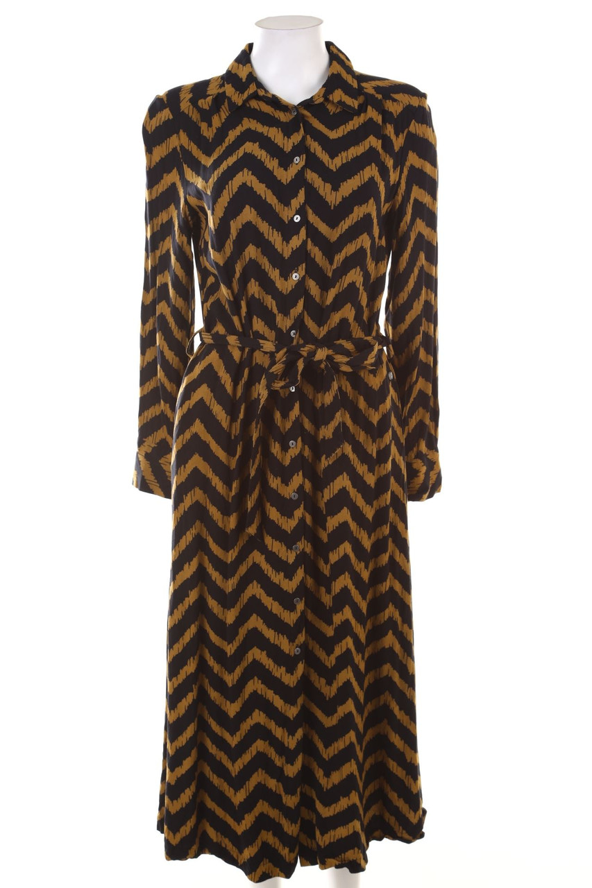 Garcia - Blusenkleid mit Zickzack-Muster - L