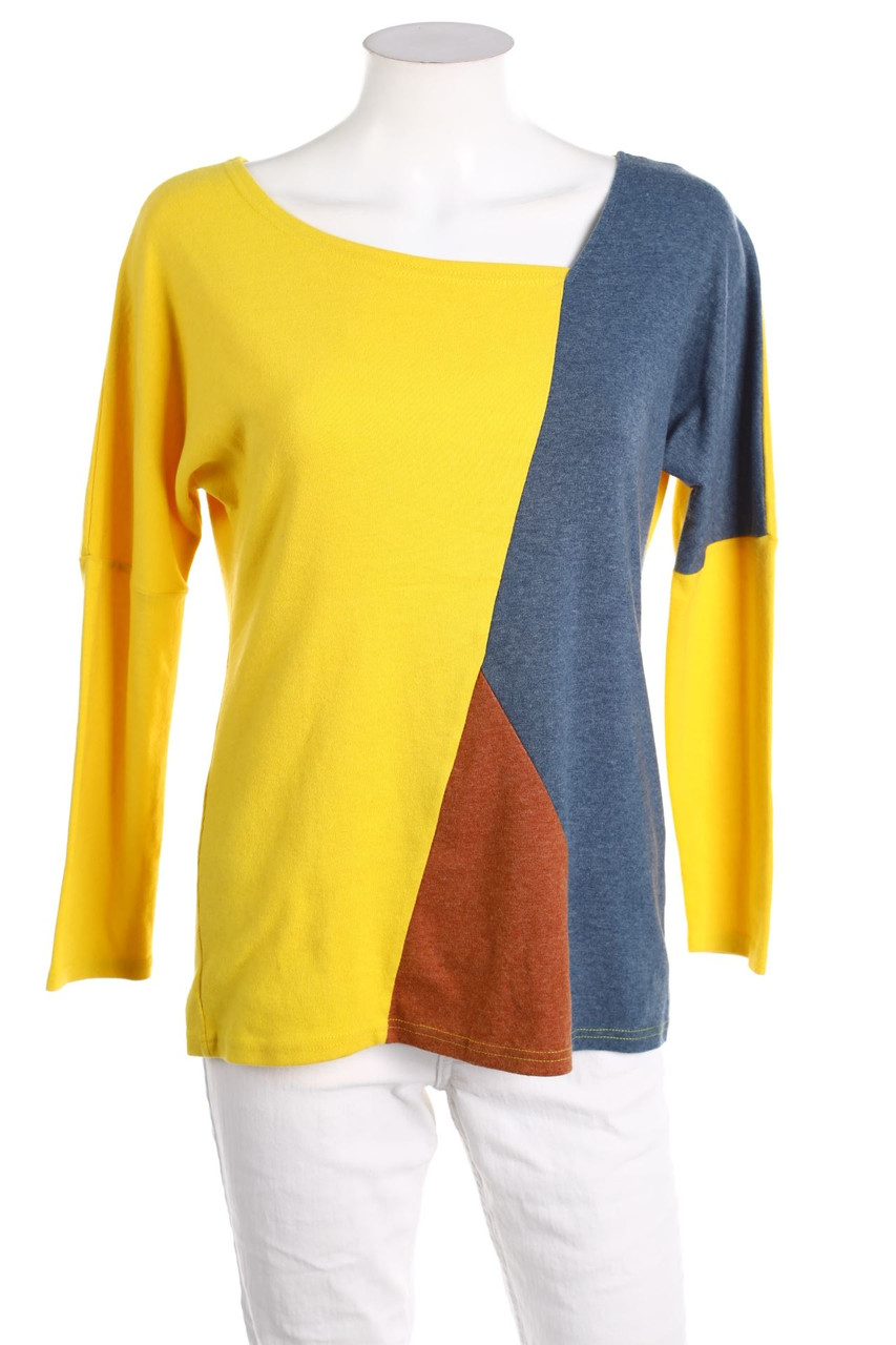 SECONDHAND - Colour Blocking-Longsleeve-Shirt - S