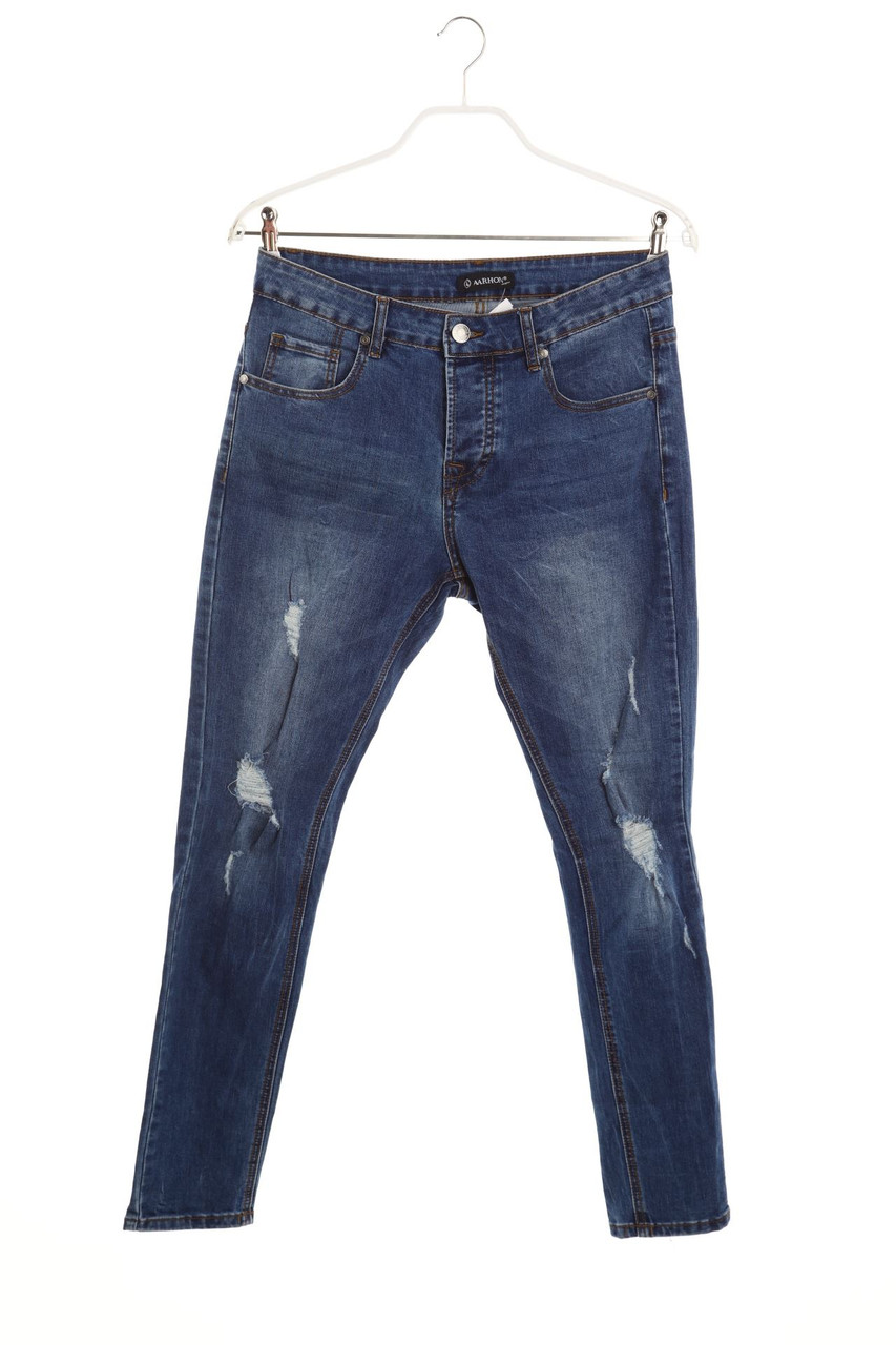 SECONDHAND - Used Look Skinny-Jeans - S