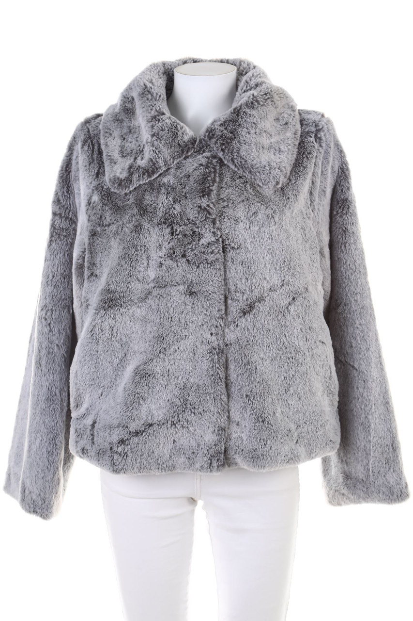 H&M - Fake Fur-Jacke - M