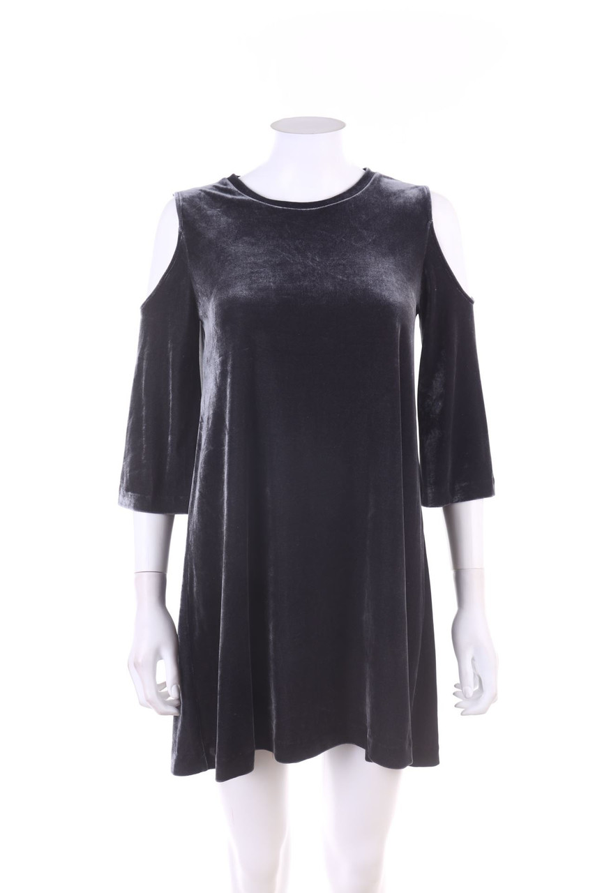 SECONDHAND - Samt-Party-Kleid - S