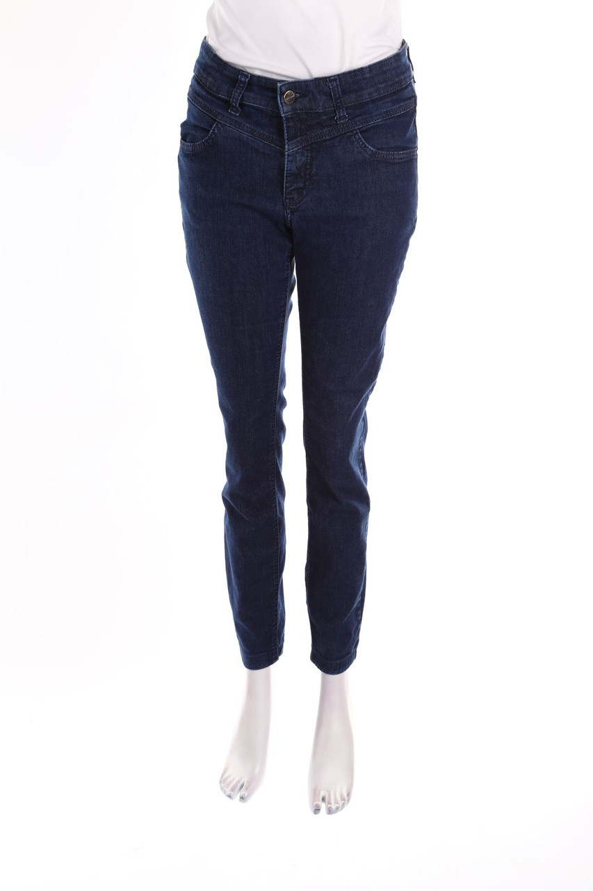 MAC - Dark Denim Skinny-Jeans - S