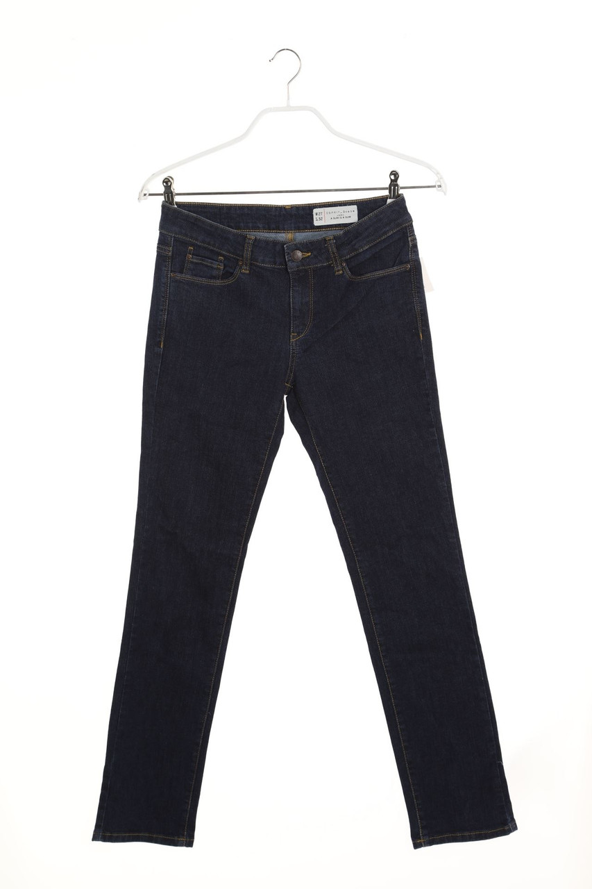 ESPRIT - Dark Denim Straight Cut Jeans - S