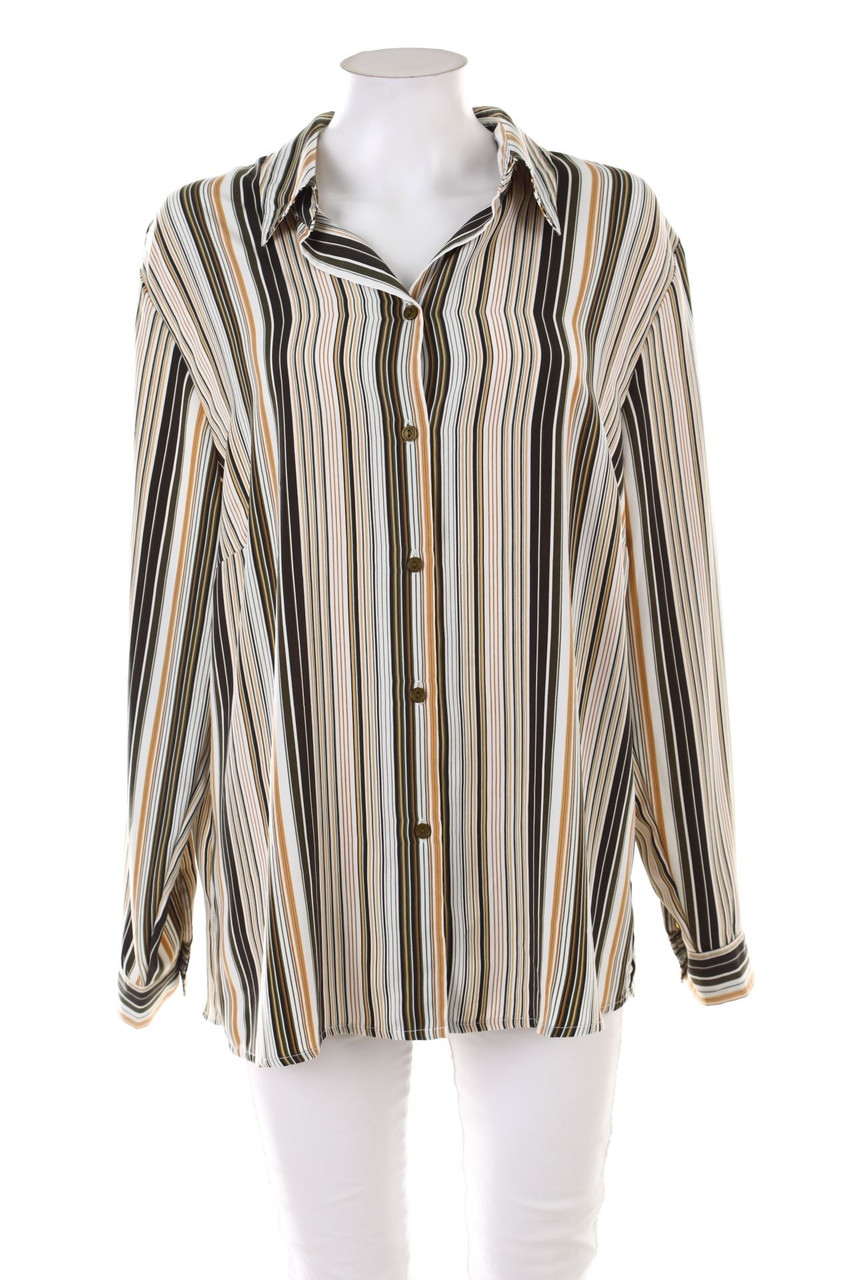 Ohne Label - Bluse mit Streifen - 46