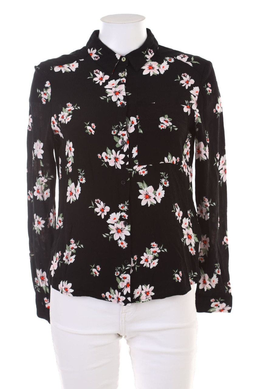 TALLY WEiJL - Hemd-Bluse mit Blumen-Print - S