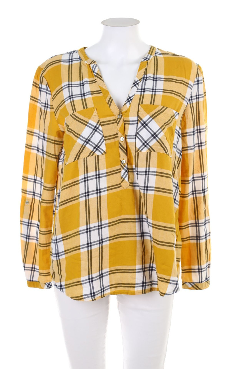 ESPRIT - Karo-Bluse - M