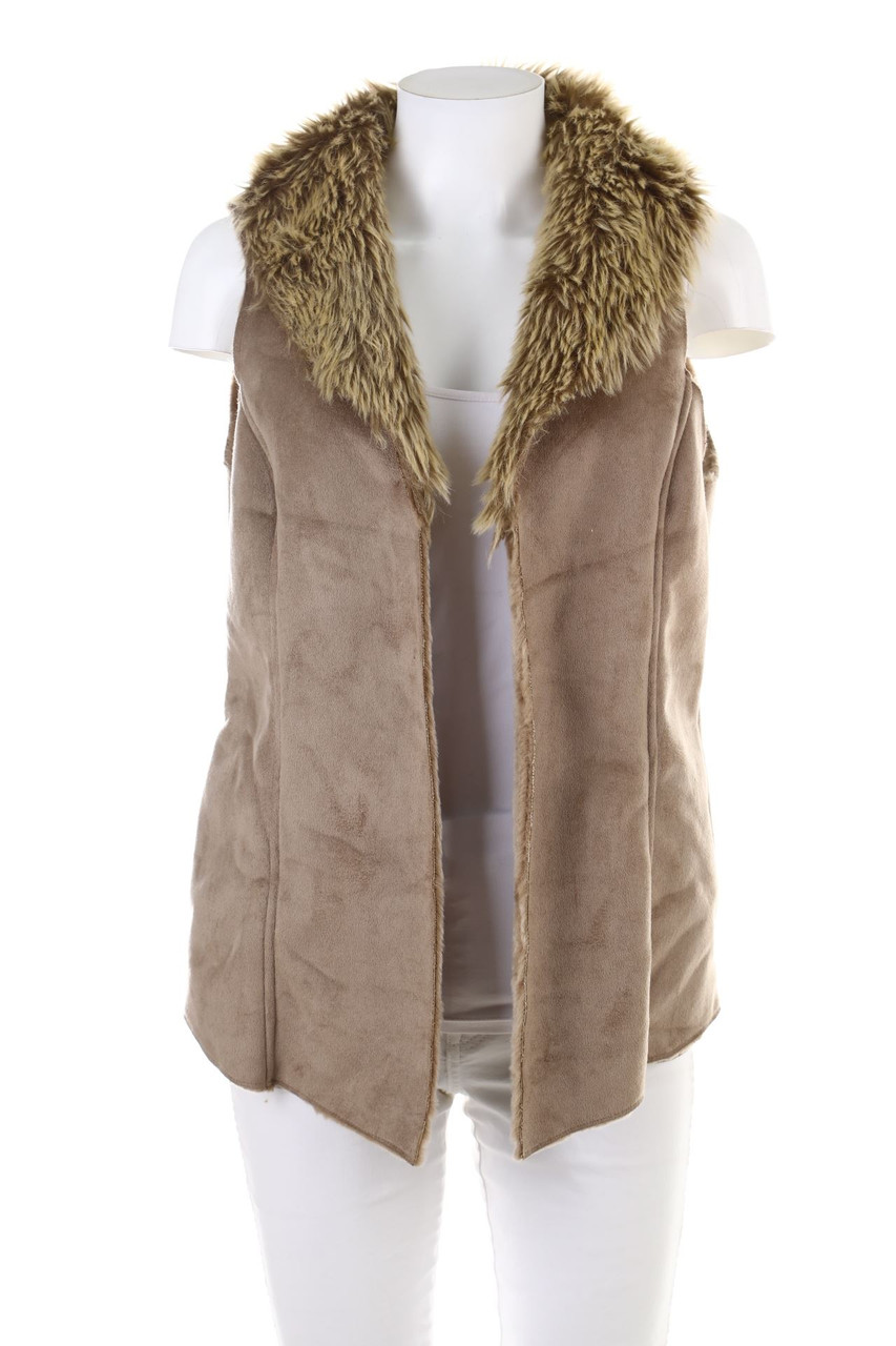 woman by Tchibo - Faux Shearling-Weste - S