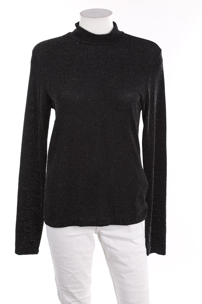 AMISU - Glitzer-Longsleeve-Shirt - XL