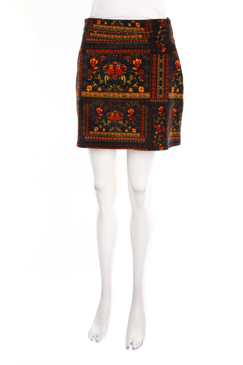 H&M COACHELLA - Samt-Minirock - S