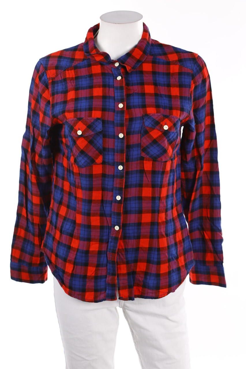 H&M - Karo-Hemd-Bluse - L