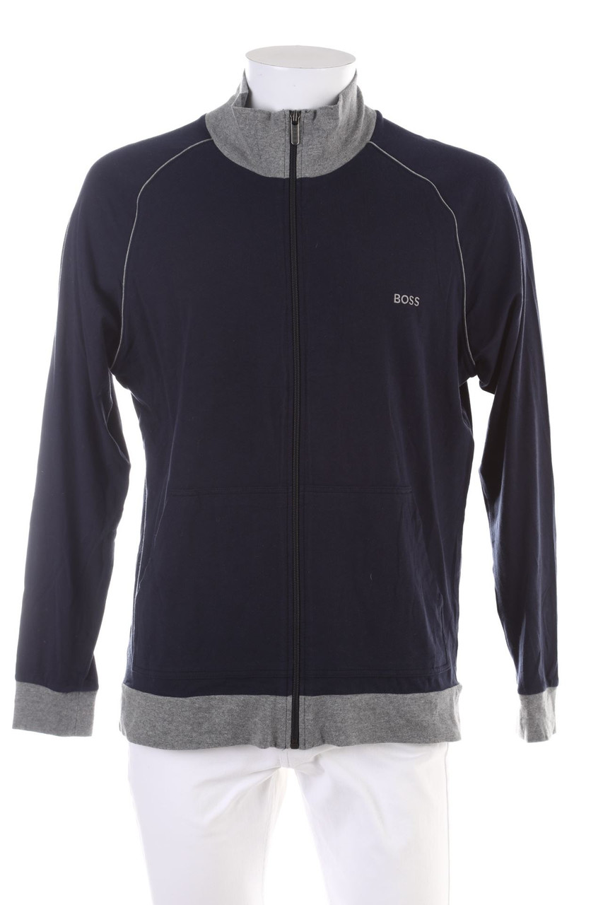 BOSS - Sweatjacke mit Logo-Stickerei - L