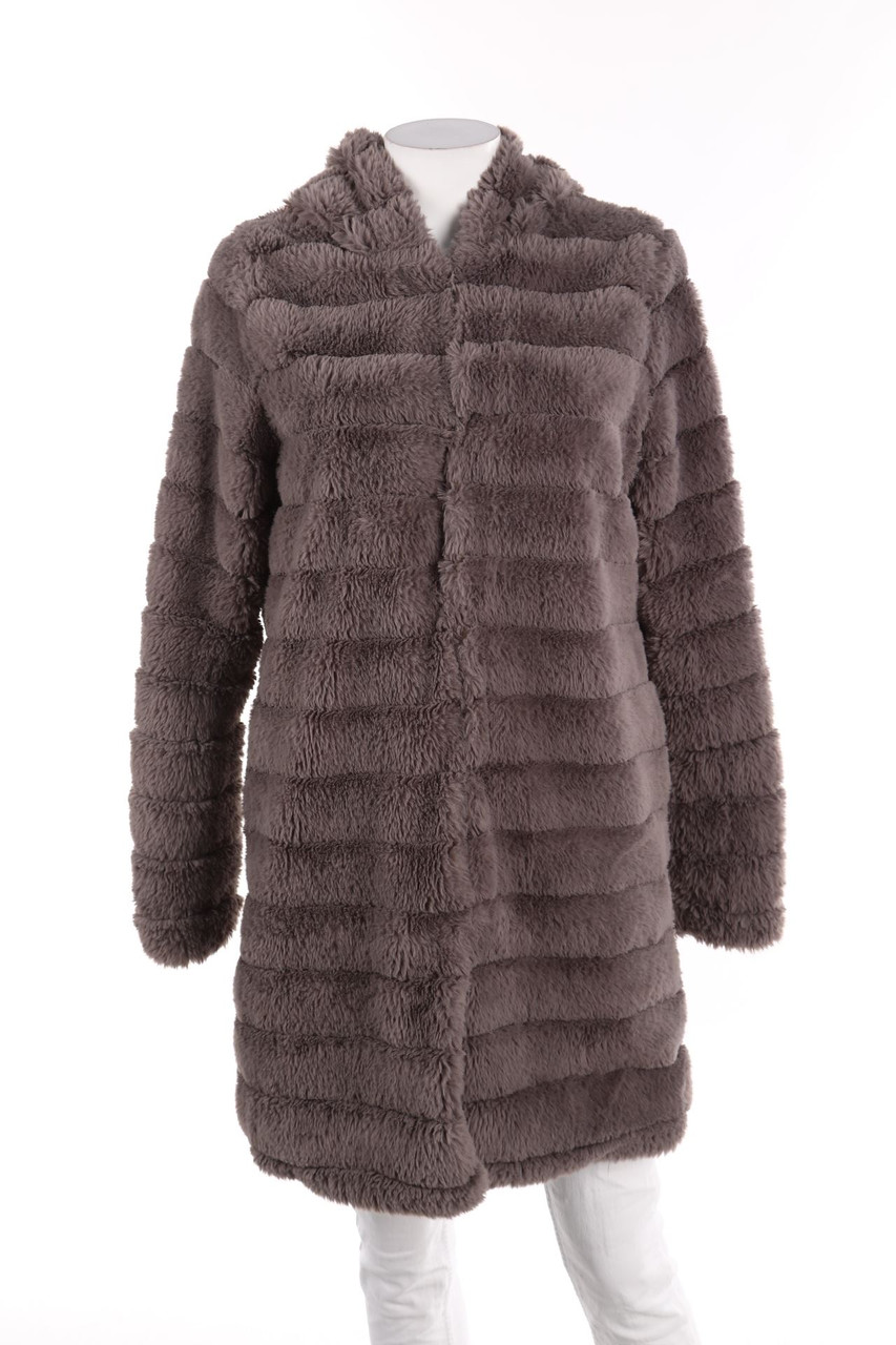 AMISU - Fake Fur-Mantel - S