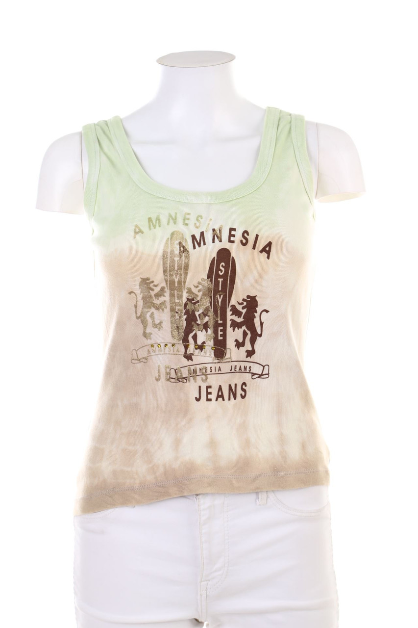 SECONDHAND - Top mit Print - M