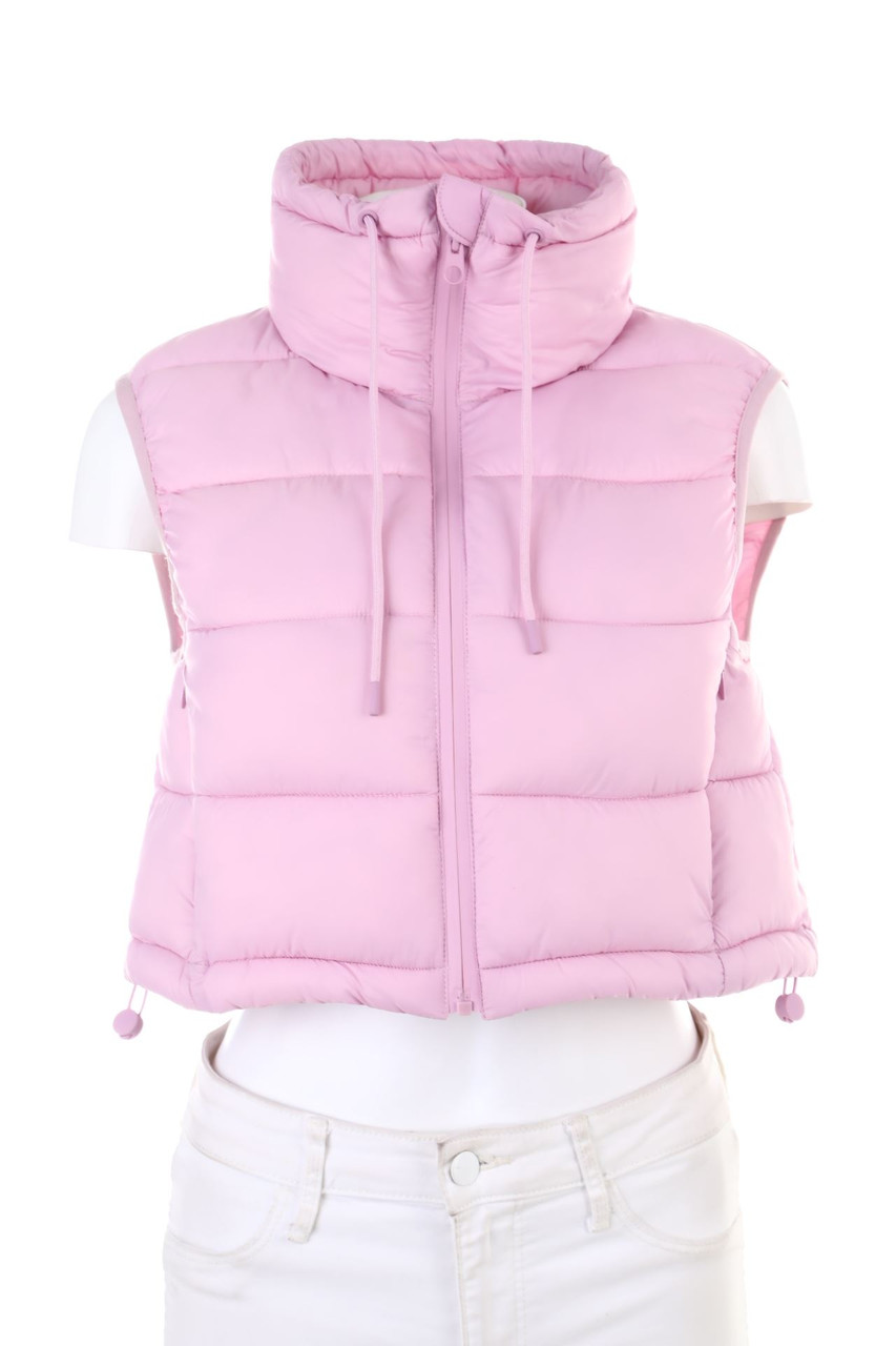 ZARA - Cropped-wattierte Weste - S