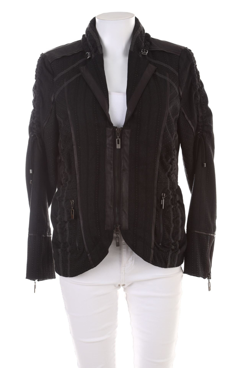 BONITA - Jacke mit Kunstleder-Details - M